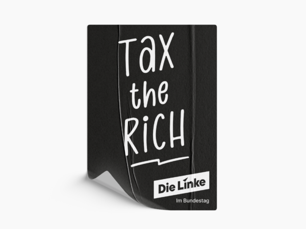 mockup_tax the rich »Tax the Rich«