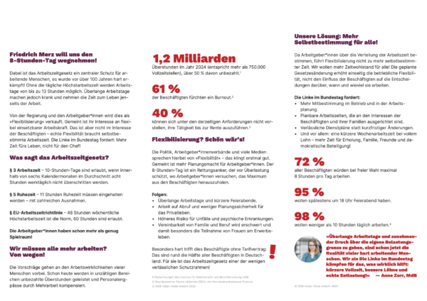 flyer-8-stunden_2 »Finger weg vom 8-Stunden-Tag!«