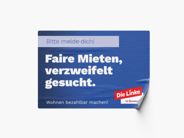 Aufkleberset Miete