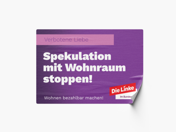 Aufkleberset Miete