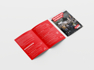 Sozialraub-folder_Mockup Sozialraub stoppen!